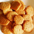 クックX1MG46☆'s cooksnap of when they made 砂糖 粉 油 簡単 ちんすこう風クッキー.