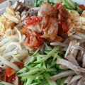 ゆーちゃん1015's cooksnap of when they made キムチたっぷり冷やし中華(*^^*).