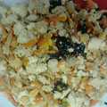 ☆ゆなふみ☆'s cooksnap of when they made 水切り不要、簡単炒り豆腐風♪.