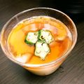 クックL6T92T☆'s cooksnap of when they made ひんやり!!冷製あんかけ茶碗蒸し☆.