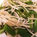 ＊にょにょん＊'s cooksnap of when they made もやしとオクラのナムル.