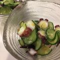 gulymlin's cooksnap of when they made たこときゅうりの辛子酢みそ和え.
