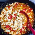em♡mi's cooksnap of when they made 豆腐のコチュトマ納豆のせ.