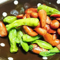 nao9090's cooksnap of when they made 超簡単！ししとうとウインナーの炒めもの♪.