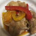 korkor7's cooksnap of when they made 鶏肉とパプリカの焼肉のたれ炒め.