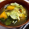 たなコアラ's cooksnap of when they made オクラとかぼちゃとキャベツのコク旨スープ.