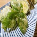 solapapa's cooksnap of when they made ☆バジルのさわやか天麩羅☆バジルの消費方.