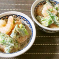ヌーシ's cooksnap of when they made オクラとエビの胡麻ネギマヨ和え.