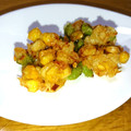 バニー1112's cooksnap of when they made コーンと枝豆のかき揚げ.