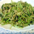 びっちぇ's cooksnap of when they made 簡単☆栄養たっぷり♪大根の葉とじゃこ炒め.