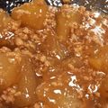 らはびえ's cooksnap of when they made 超楽々家計に優しい大根そぼろ煮 作ります.