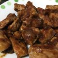すずss's cooksnap of when they made 豚ももブロック肉で美味しい生姜焼き♬.