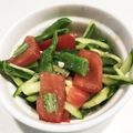 てるばな's cooksnap of when they made 簡単♪いんげんときゅうりのサッパリサラダ.
