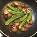 クックGFY8CA☆'s cooksnap of when they made オクラとマッシュルームのアヒージョ.
