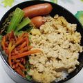 やまうさ's cooksnap of when they made 高野豆腐と卵のふんわりそぼろ丼.
