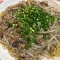 makosaka's cooksnap of when they made 簡単！もやしとひき肉のあんかけ焼きそば♪.