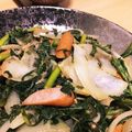 ぐり坊さん's cooksnap of when they made 春菊のめんつゆバター炒め。.