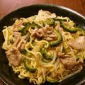 よよっち♪'s cooksnap of when they made 簡単！ランチに「ゴーヤと豚肉の塩焼きそば.
