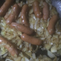 ねずちゅ〜's cooksnap of when they made キャベツとソーセージのソース炒め.