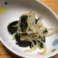 〜tinr～'s cooksnap of when they made ヘルシー【もやしとワカメのゴマポン酢】.