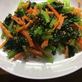 Elf翔太Love's cooksnap of when they made レンジで簡単！小松菜のわさびおひたし.