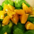 ayujunp's cooksnap of when they made 芽キャベツとはっさくのサラダ.