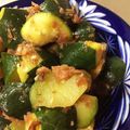 まんまーるさん's cooksnap of when they made 超簡単！！レンチンズッキーニの梅和え.