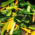 Pakako☆'s cooksnap of when they made 小松菜とワカメの煮浸し.