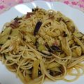 くーこぷ's cooksnap of when they made 超和風！なす＆みょうがのパスタ♪.