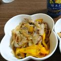 うむちゃん's cooksnap of when they made 豚バラとパプリカのこってり塩ダレ炒め♡.