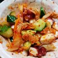 しろおと's cooksnap of when they made タコと胡瓜のキムチ和え.
