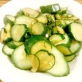 クックSEIHLW☆'s cooksnap of when they made きゅうりの青唐辛子炒め♪.