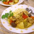 さるちゃんばなな's cooksnap of when they made モロッコ風チキンと野菜のタジン.