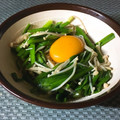 ビストロヒサ's cooksnap of when they made ニラのお浸し卵黄和え.