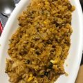 夕飯は６時です's cooksnap of when they made 食べるラー油マヨネーズ卵簡単炒飯.