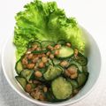 R2MK3R's cooksnap of when they made 簡単節約 納豆とキュウリのゆかりナムル.