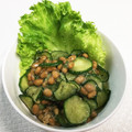 R2MK3R's cooksnap of when they made 簡単節約 納豆とキュウリのゆかりナムル.