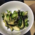 クックLYYTIX☆'s cooksnap of when they made 簡単!!ナスとキュウリとミョウガの塩もみ.