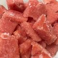 ゆかてぃ〜's cooksnap of when they made 冷凍スイカ.