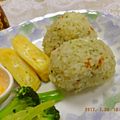 ゆけり３兄弟's cooksnap of when they made アマニ油deオイルおにぎり.