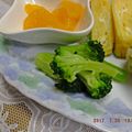 ゆけり３兄弟's cooksnap of when they made アマニ油と塩で食べるブロッコリー.