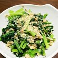 ママ未熟者ちゃん's cooksnap of when they made 小松菜のツナしらす和え*。*.
