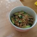 まりえmy's cooksnap of when they made きゅうりで♪豆腐ひき肉の甘辛炒め.