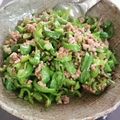 ☆いちごキティ☆'s cooksnap of when they made 超簡単キッズ喜ぶひき肉「青椒肉絲」風炒め.