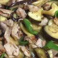 たまぴよ☆'s cooksnap of when they made 簡単☆なすと豚肉炒め.
