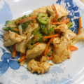 しのばぁたん's cooksnap of when they made 鶏肉とゴーヤの信州味噌炒め.