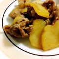美食ドリ's cooksnap of when they made 新じゃが炒めの豚肉甘辛煮のせ.