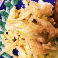smilejunko's cooksnap of when they made 母の味。究極のキャベツ卵炒め！.