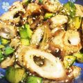 aikokeshi's cooksnap of when they made アボカドと竹輪の海苔胡麻炒め.