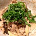 はみmama's cooksnap of when they made 大葉香る豚肉ときのこの甘辛バター醤油炒め.